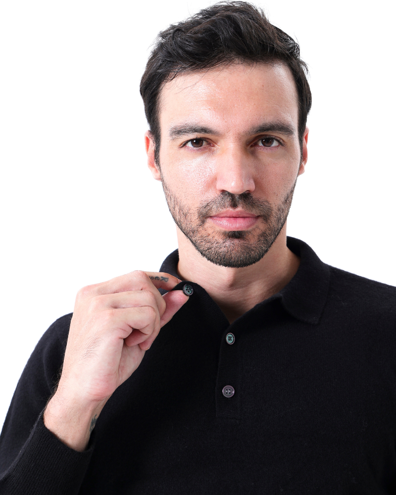 Lutz – Luxuriöser Pullover Mit Polokragen