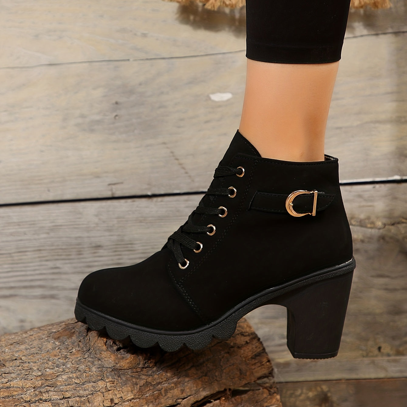 Tiliane - Damen Stiefeletten Orthopädisch Bequem Leder