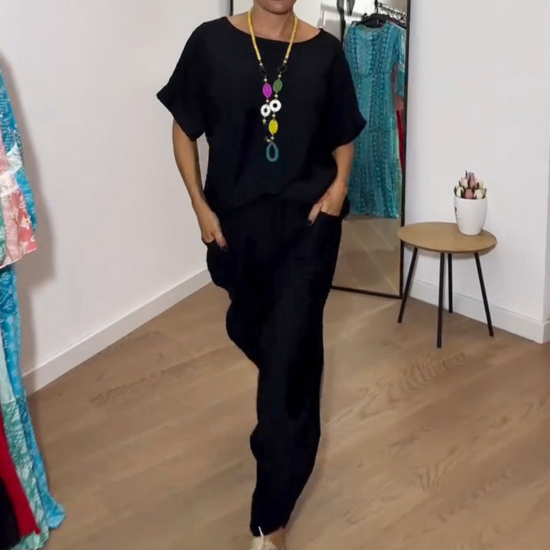 Ornella- Zweiteiler mit Top und Hose