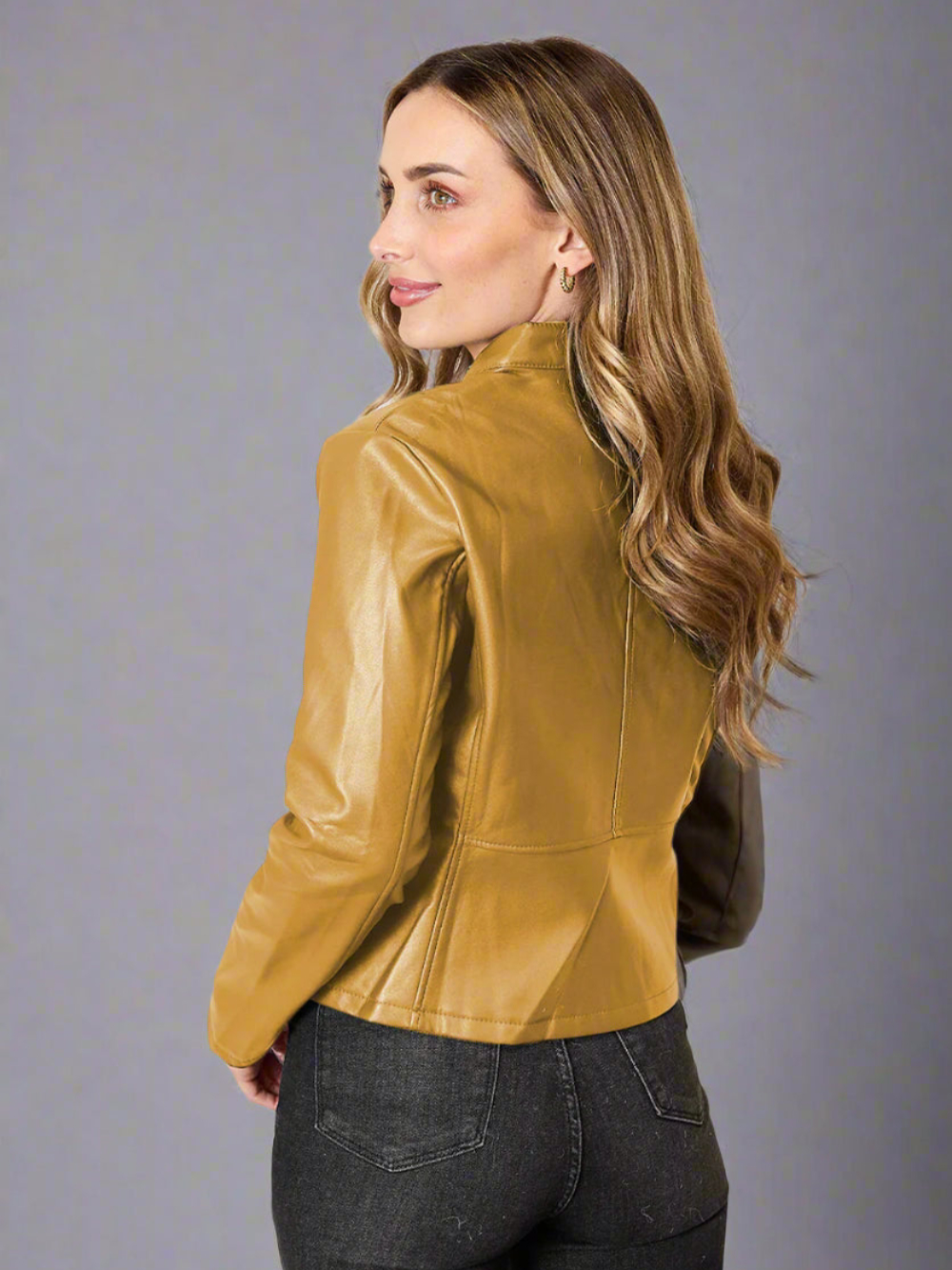 Ursula – Jacke mit Stehkragen und Reißverschluss