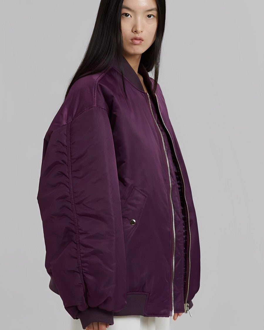 Alexandra – Weit Geschnittene Große Damen-Bomberjacke