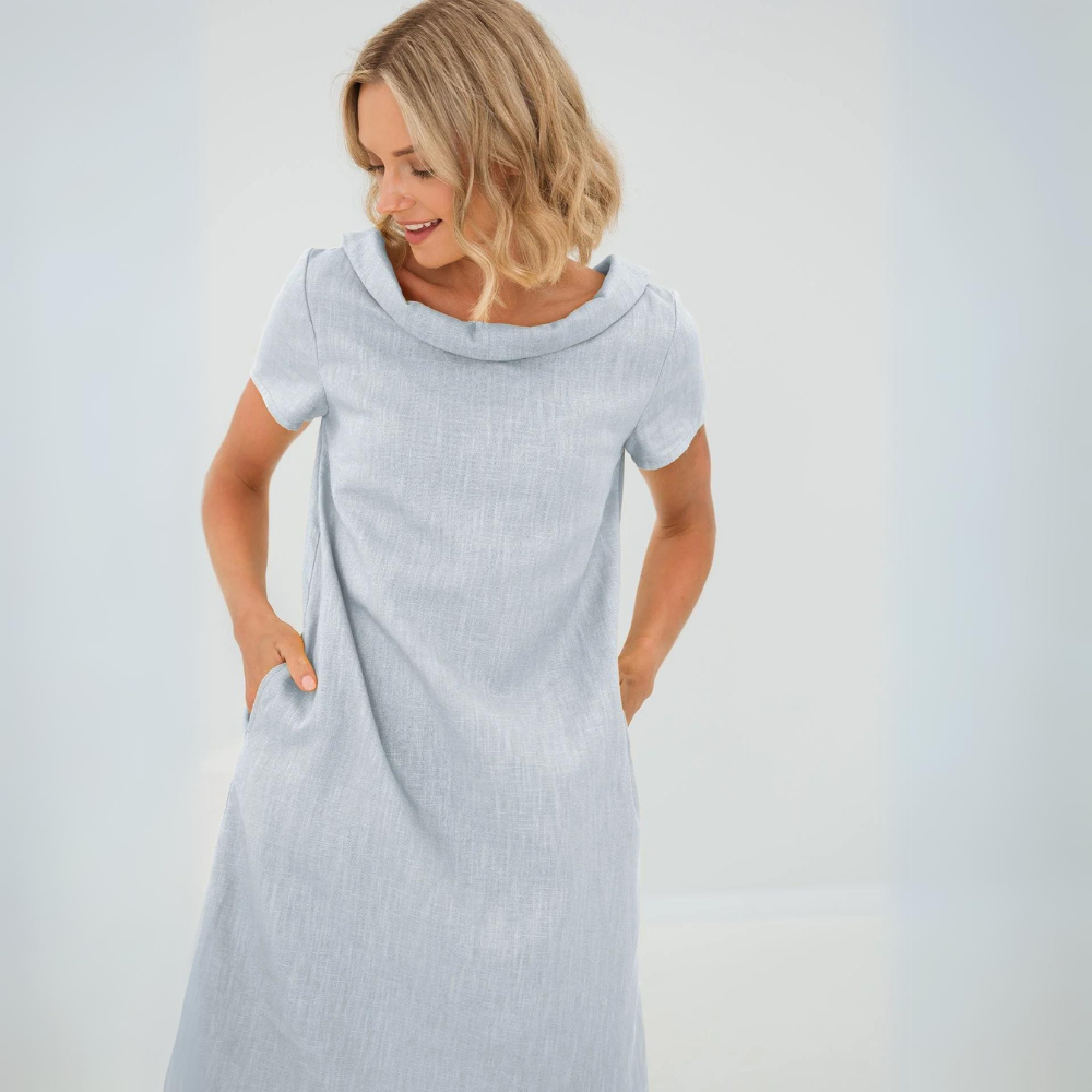 Lara - Elegantes Sommerkleid aus Leinen