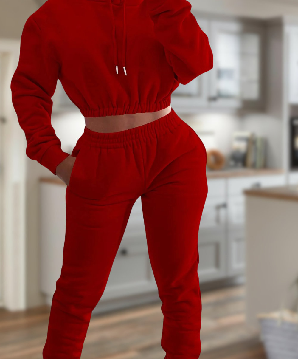 Carina – Set Aus Kurzem Hoodie Und Hose