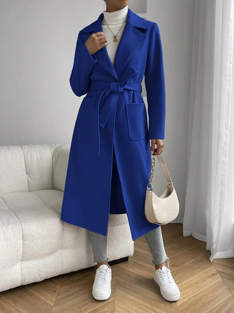Celine – Langer Trenchcoat mit Taschen