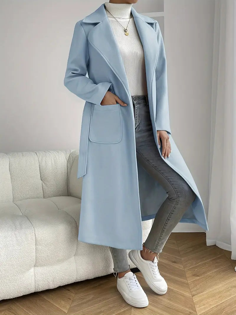 Celine – Langer Trenchcoat mit Taschen