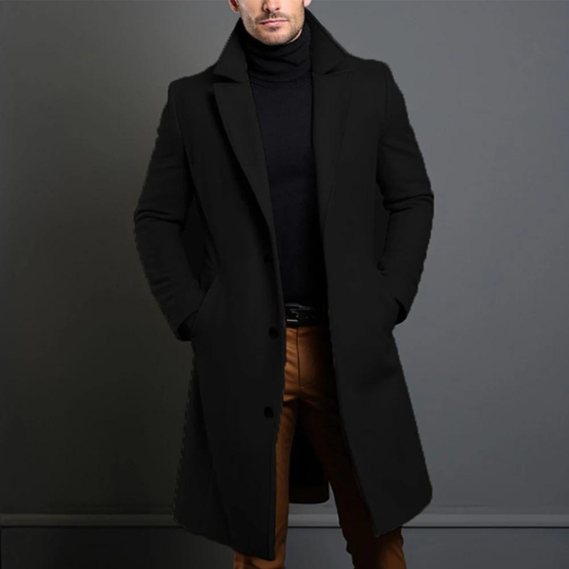 Ingo – Klassischer Langer Wintermantel Für Herren