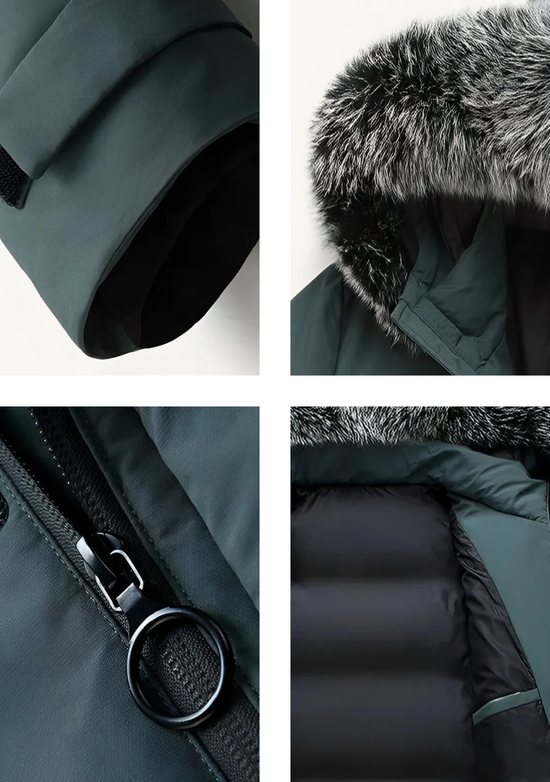 Aik - Kuschelige Damen Winterjacke mit Fellkapuze
