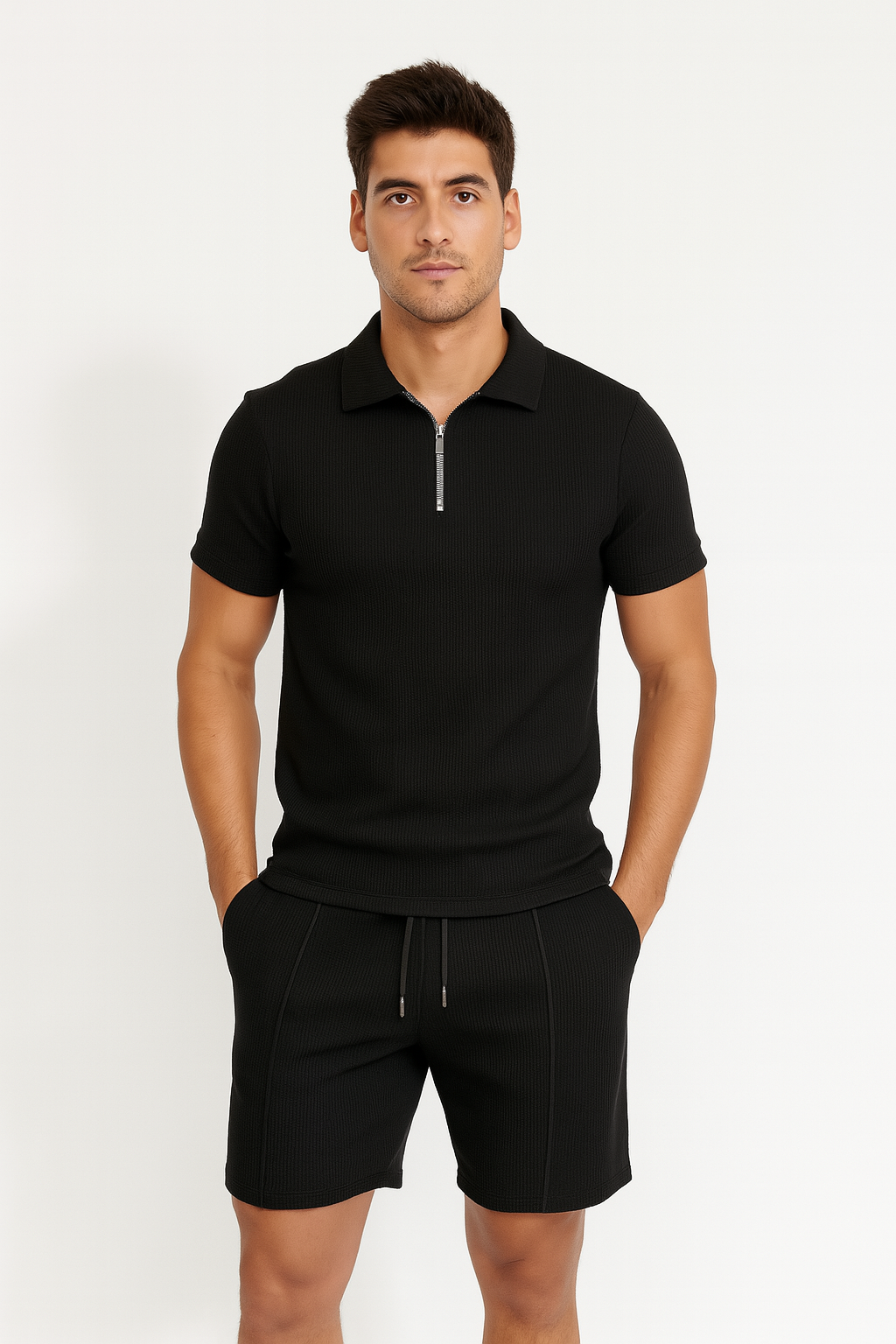 Alaric - Strukturierter Polo-Shorts Set 7