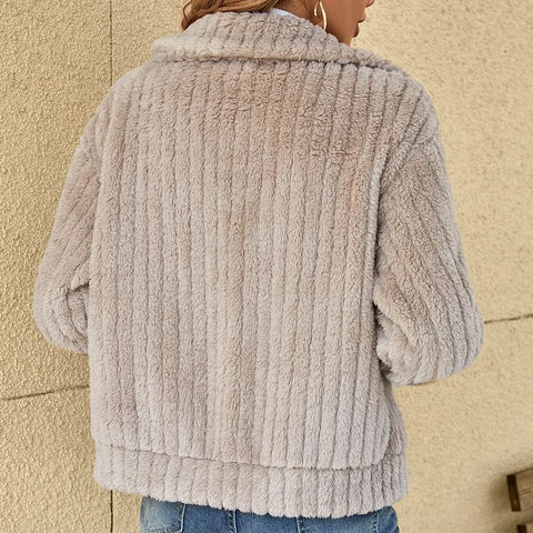 Alina - Lässiger Cardigan Aprikose 1