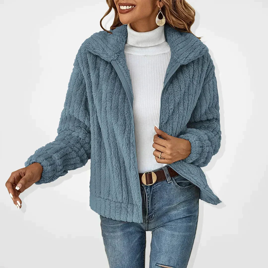Alina - Lässiger Cardigan Blau
