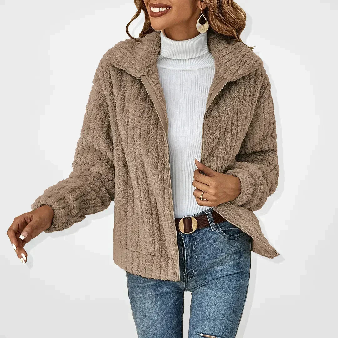 Alina - Lässiger Cardigan Khaki