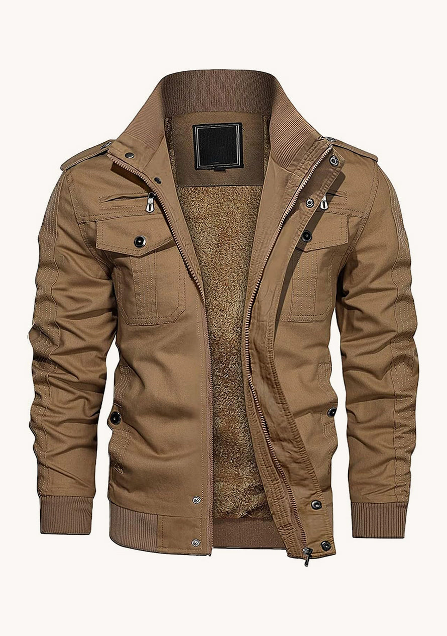 Amos - Winterjacke für Männer Khaki