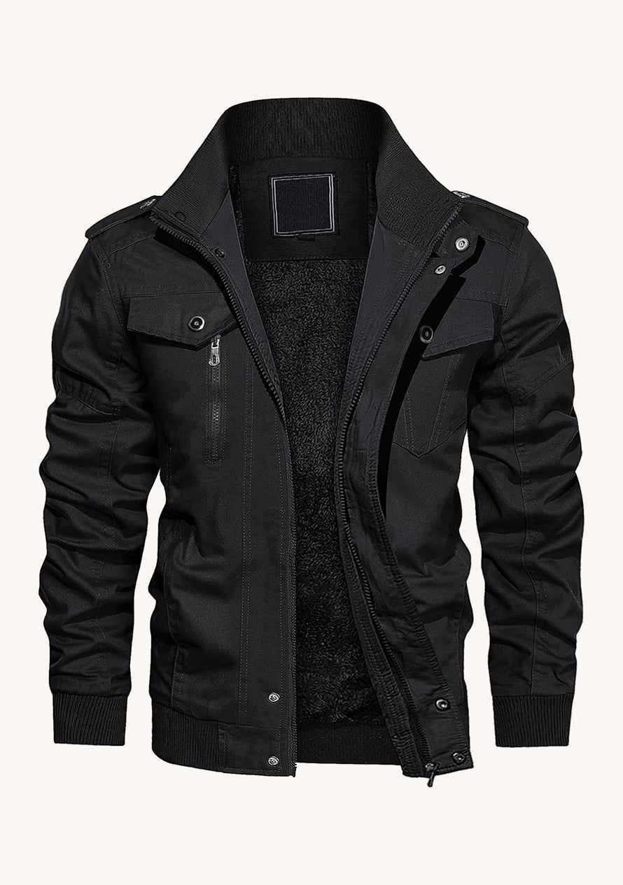 Amos - Winterjacke für Männer Schwarz