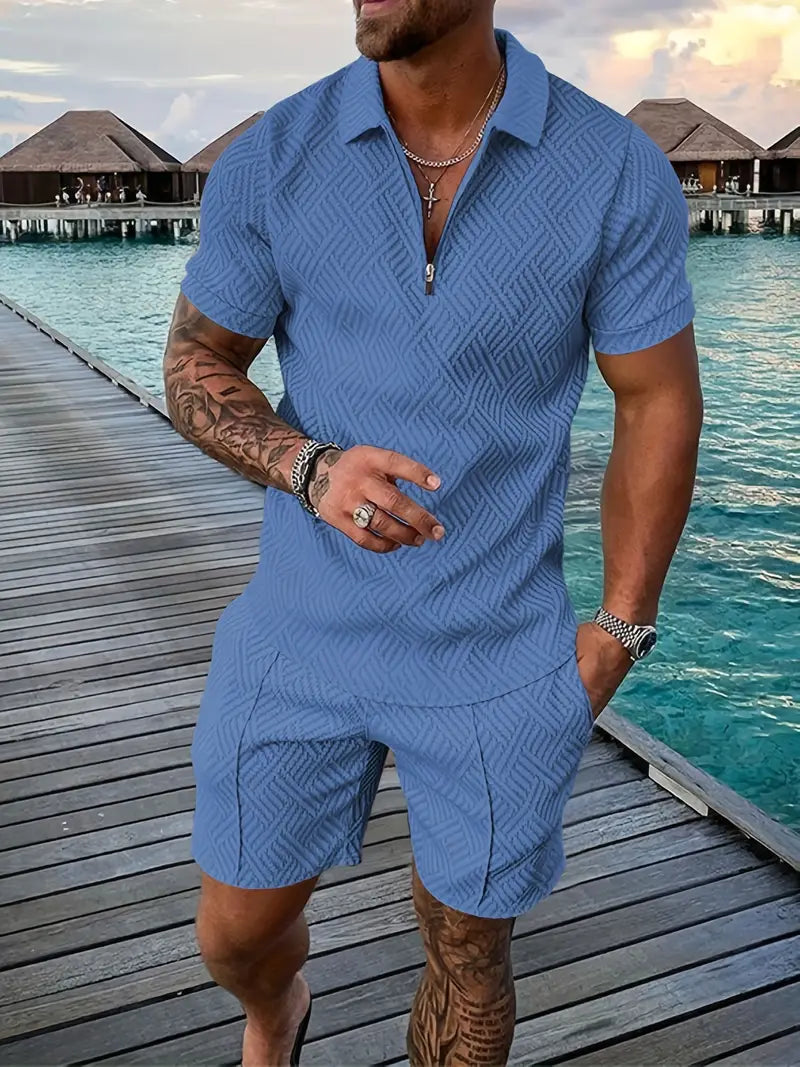 Andreas - Herren Sommer-Set Hellblau