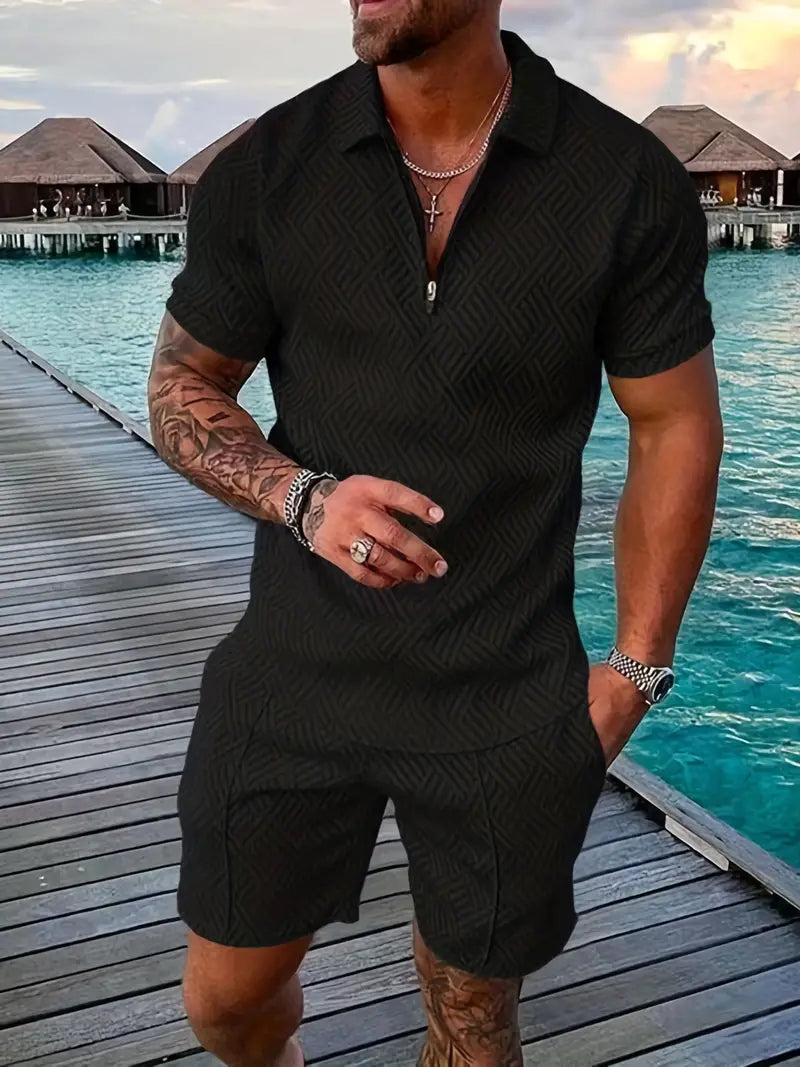Andreas - Herren Sommer-Set Schwarz