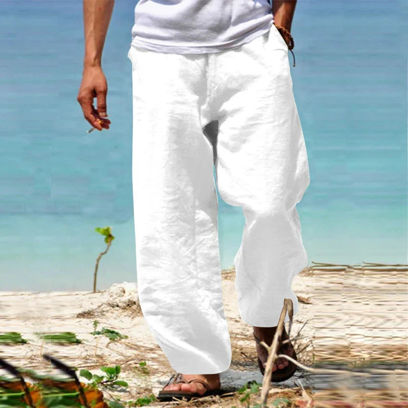 Anton – Sommerhose Herren Leicht Luftig Lässig Baumwolle 4