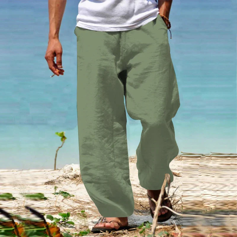 Anton – Sommerhose Herren Leicht Luftig Lässig Baumwolle 5