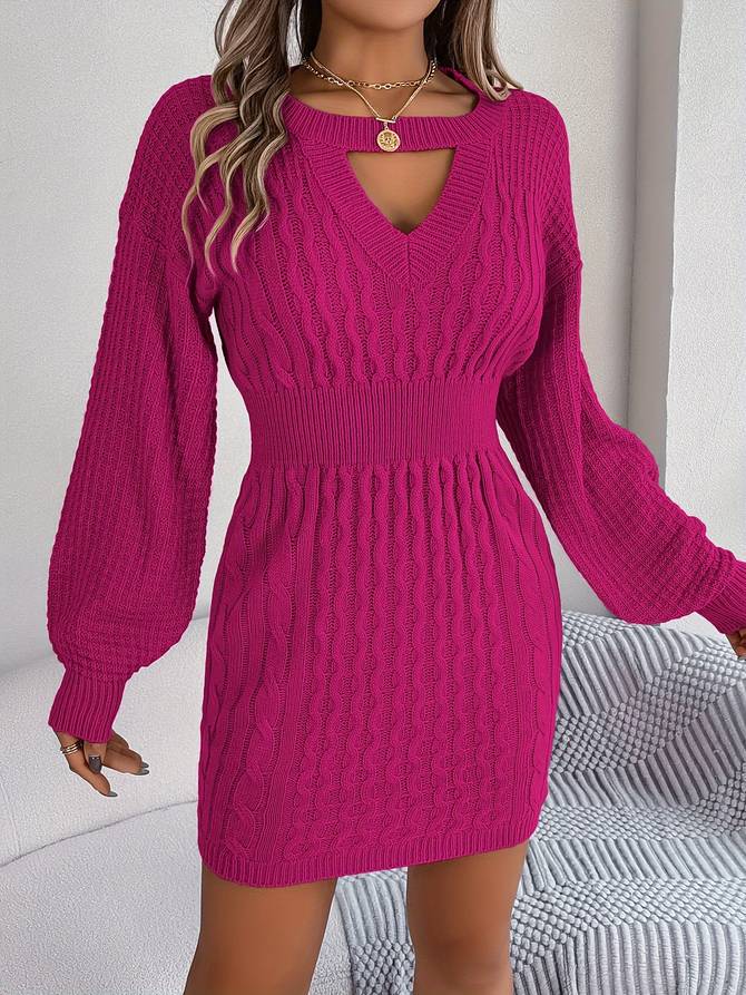 Antonella- Strickkleid Rosa