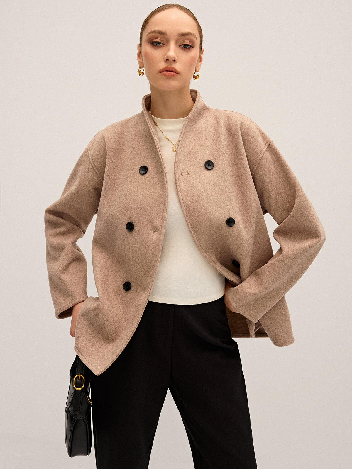 Kerstin – Oversize Button-Down Jacke