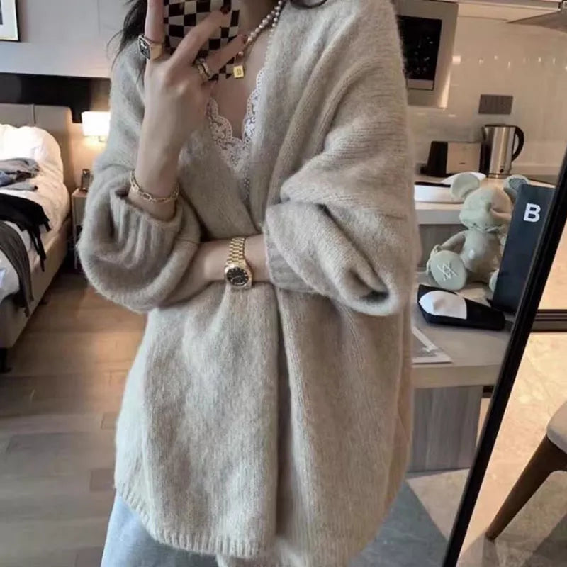 Paula – Warme Strickjacke für kalte Tage