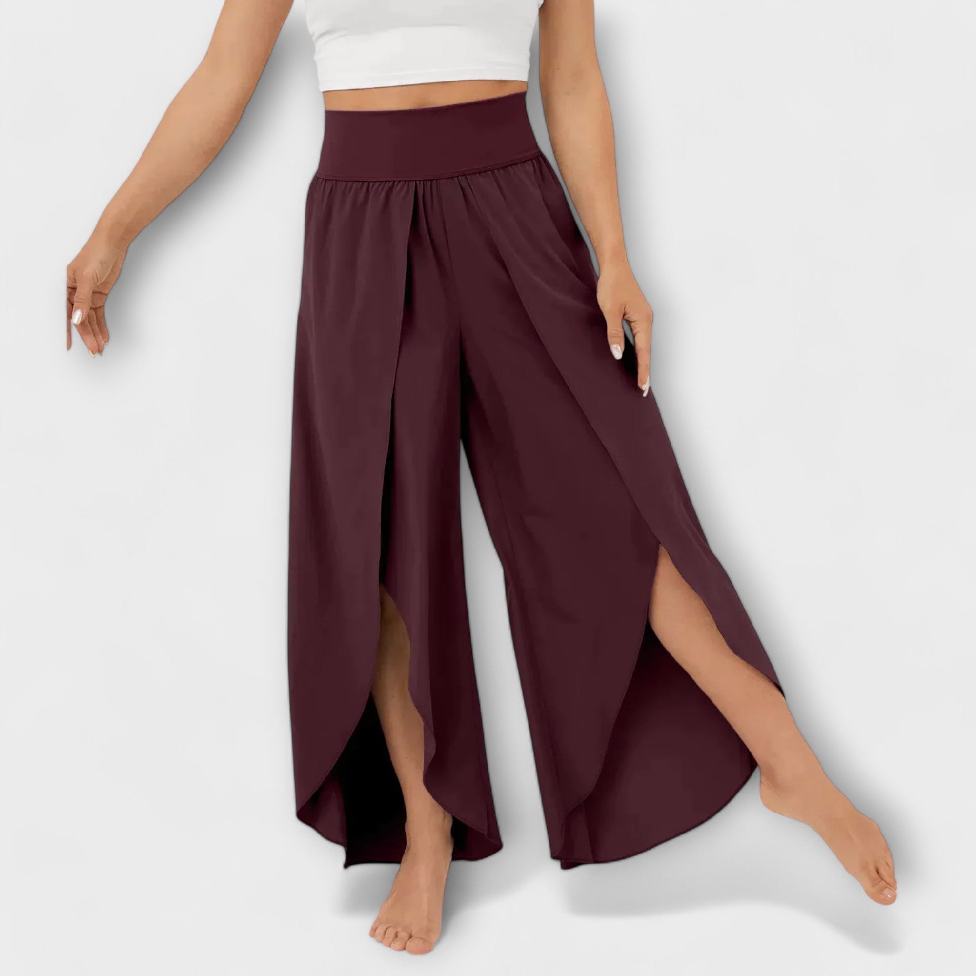 Beline – Damenhose mit elegantem, modernem Schnitt Braun