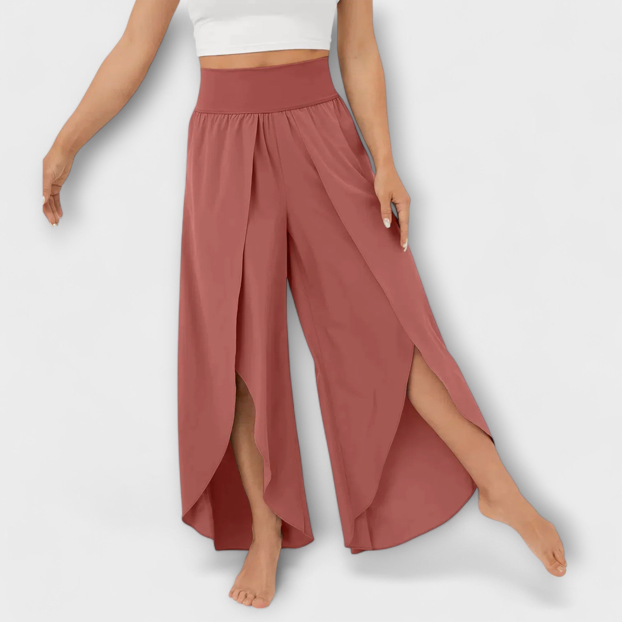 Beline – Damenhose mit elegantem, modernem Schnitt Rot