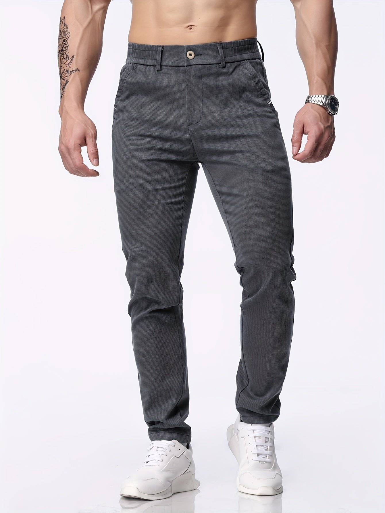 Benedikt – Exquisite Slim-Fit Hose Herren Elegant Modern 3