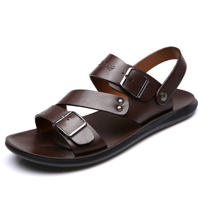 Benno - Entspannte Strandsandalen aus Leder 2
