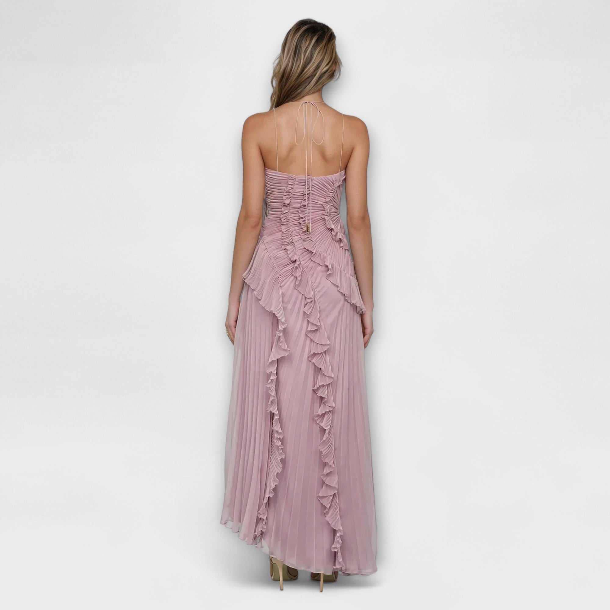 Bionda - Elegantes ärmelloses langes Kleid Lila 3
