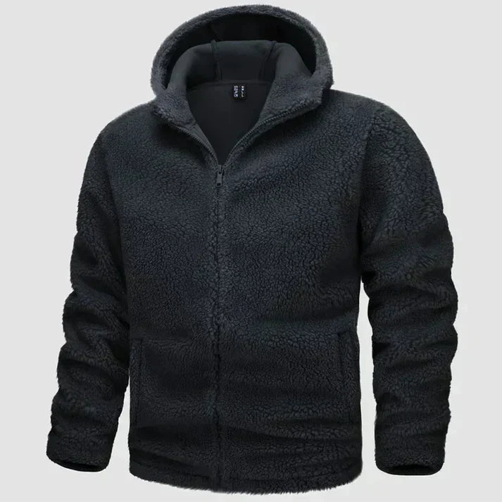 Gideon – Warme Herrenjacke mit Kapuze Winter