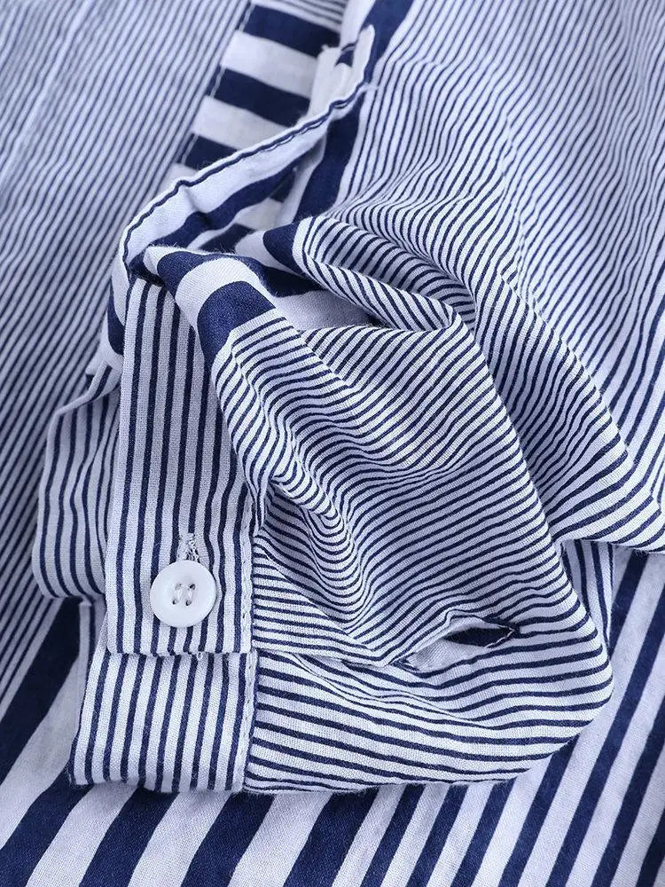 Blanca- Lässige Blusen mit Button-Down-Kragen Blau 2