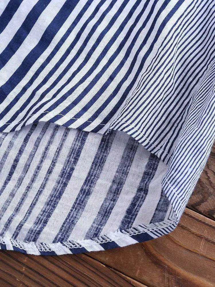Blanca- Lässige Blusen mit Button-Down-Kragen Blau 3
