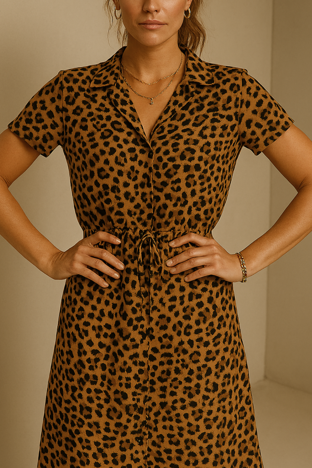 Tanja- Leichte Midi Sommerkleid Damen