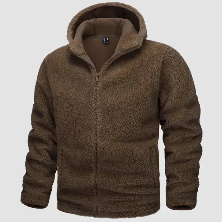 Gideon – Warme Herrenjacke mit Kapuze Winter