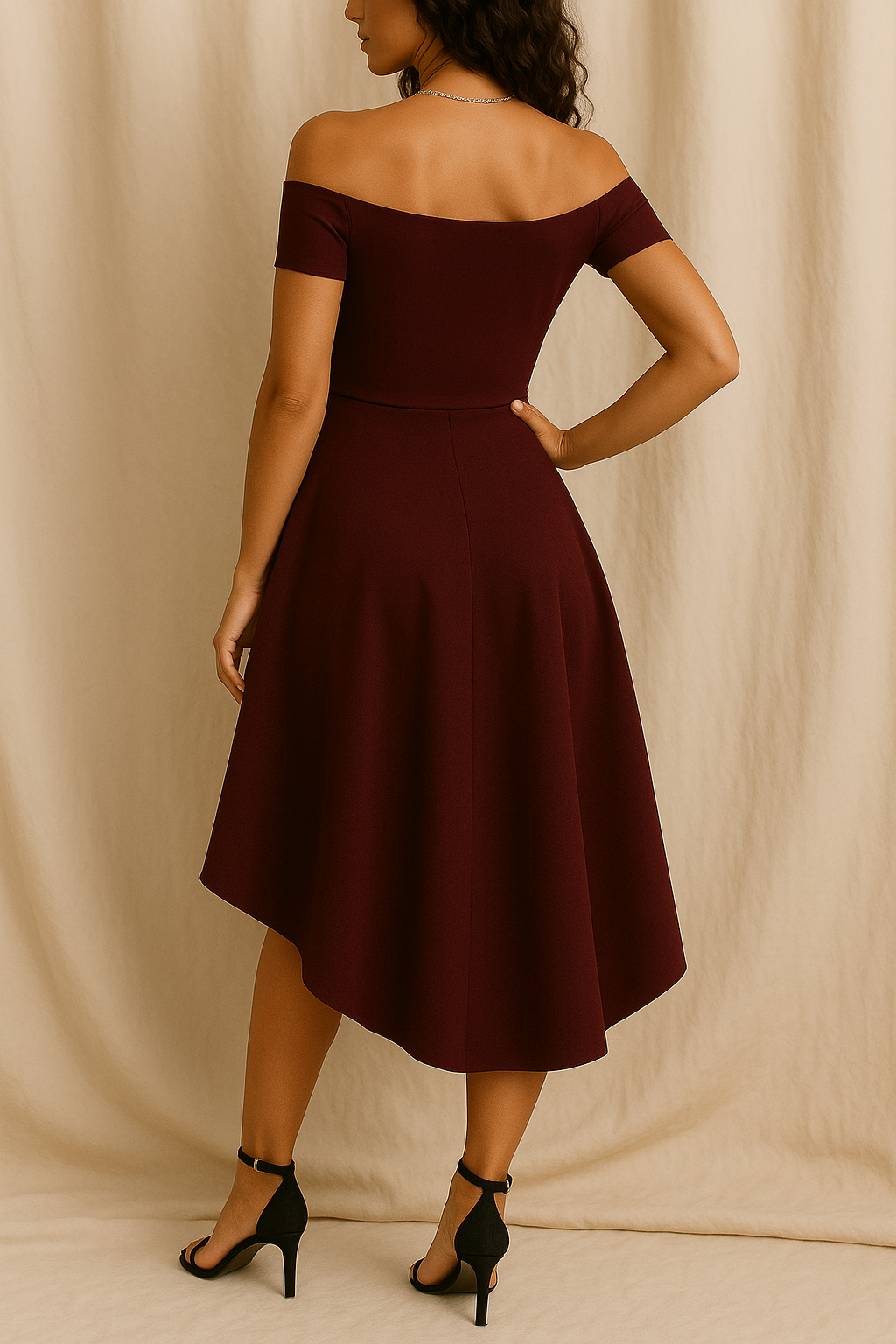Jolene - Elegantes schulterfreies Kleid