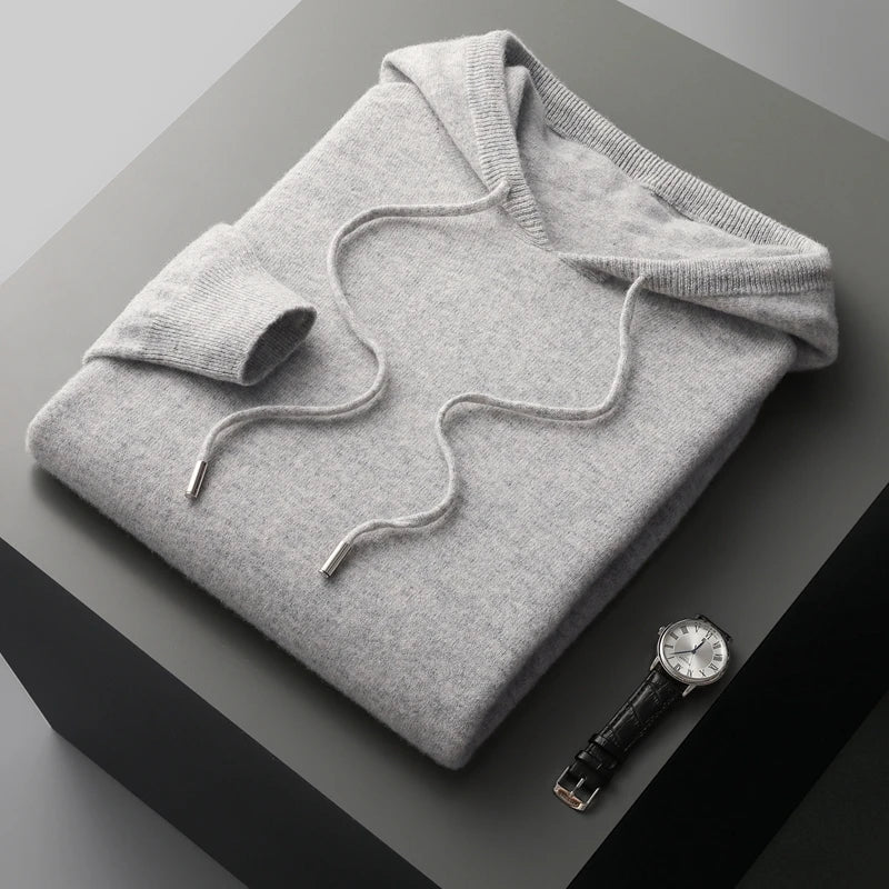 Philipp - Herren Klassischer Kapuzenpullover Bequem Stylisch