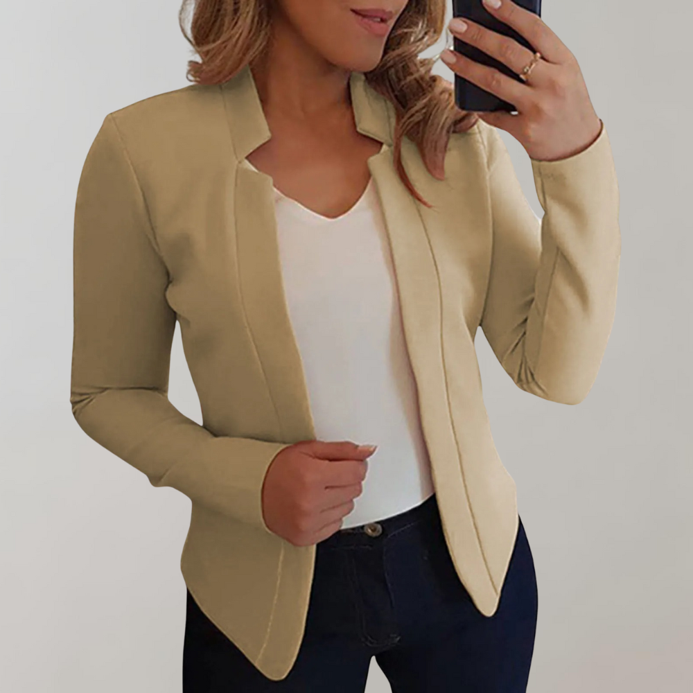 Eva – Modischer Offener Blazer Für Frauen