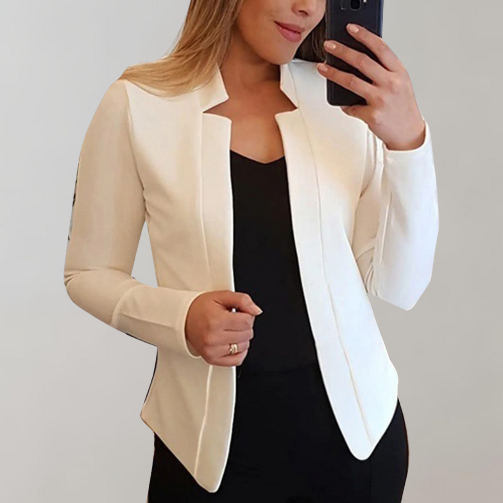 Eva – Modischer Offener Blazer Für Frauen