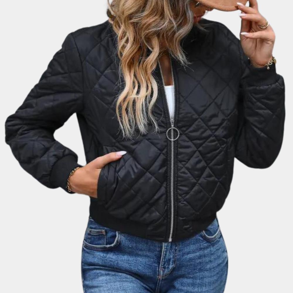 Marita - Gefütterte Damen Bomberjacke Übergangsjacke