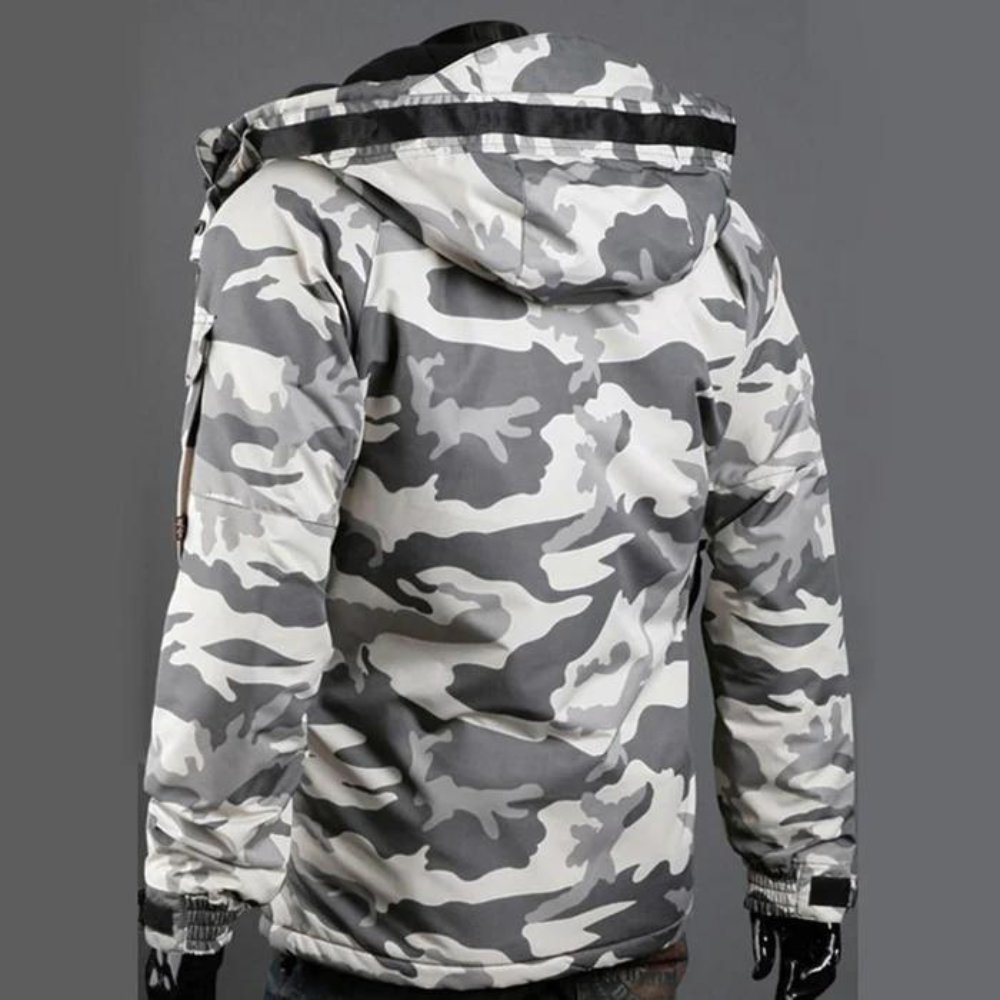 Ismael – Camouflage Jacke für Herren Lässig Modern