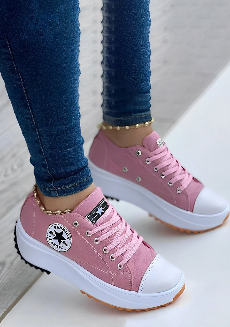 CanvasShoes - Damenmode Turnschuhe Rosa