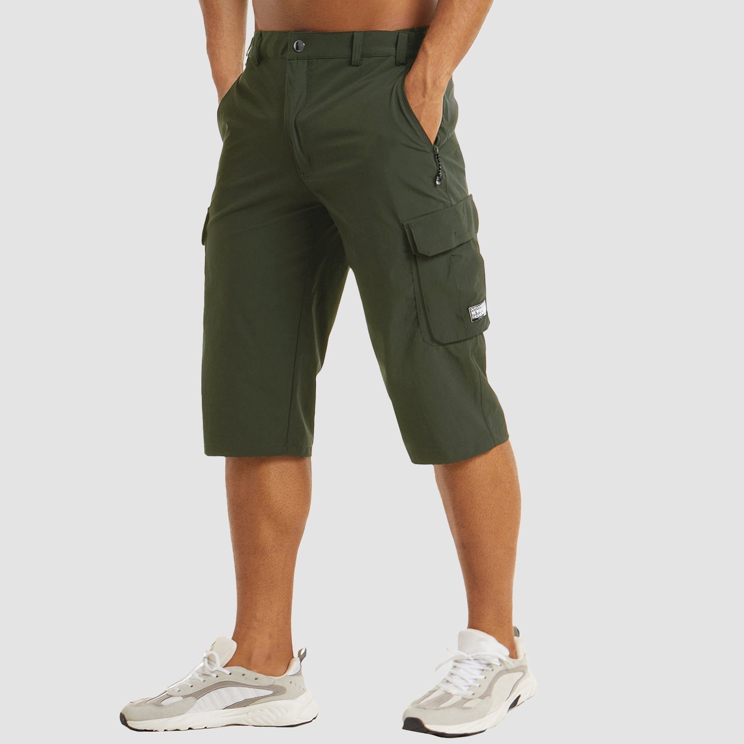 Carl – Herren Cargo Shorts Schnell Trocknend Lässig Sommer 7