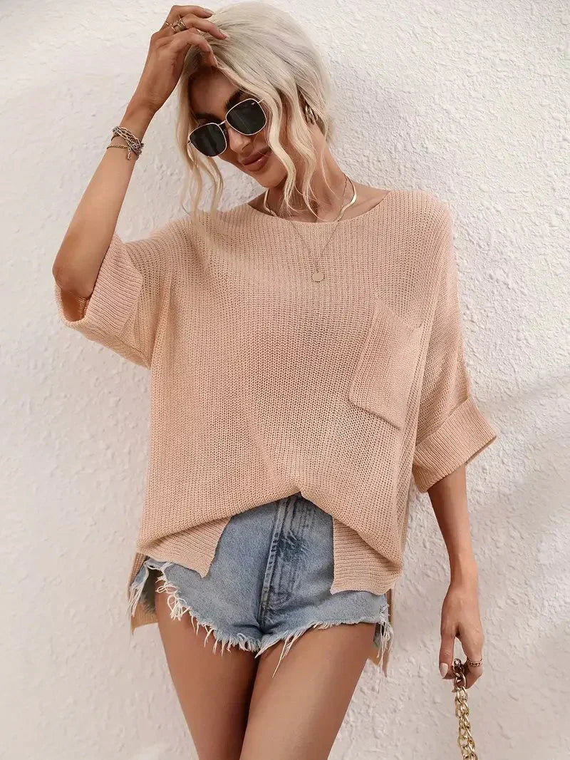 Celina – Oversized Batwing Bluse Für Lässige Outfits 2