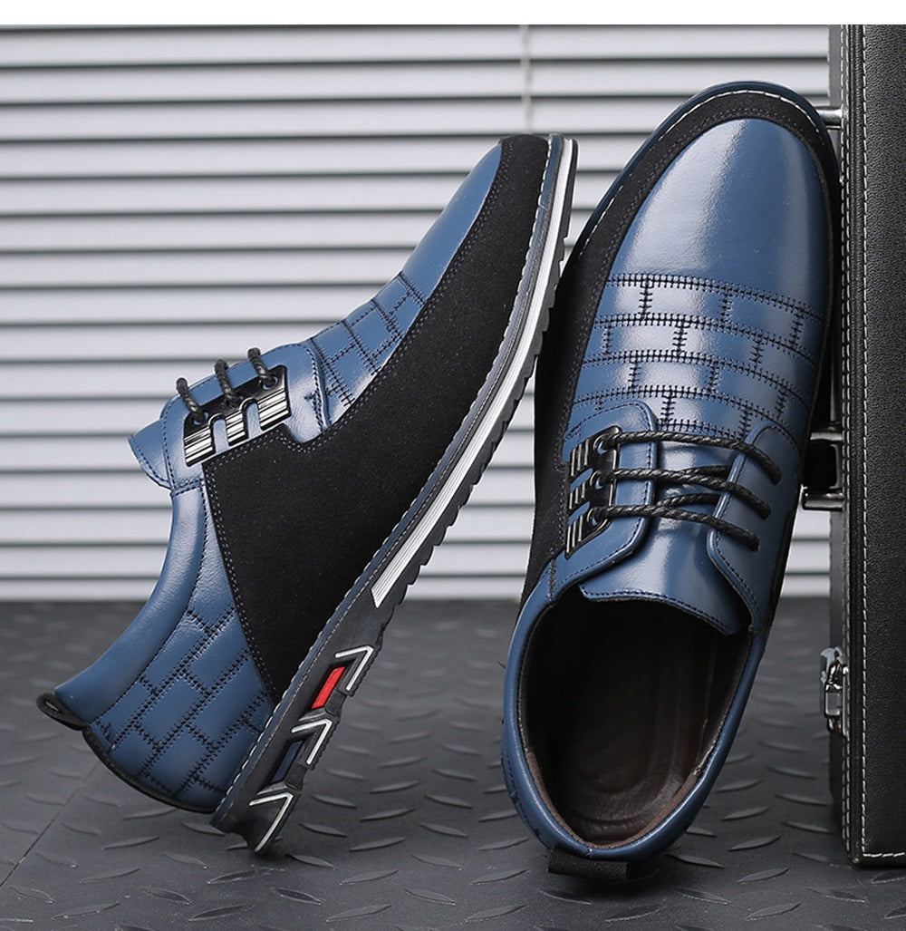 Christof – Handgefertigte Lederschuhe in Klassik-Optik BLAU 2