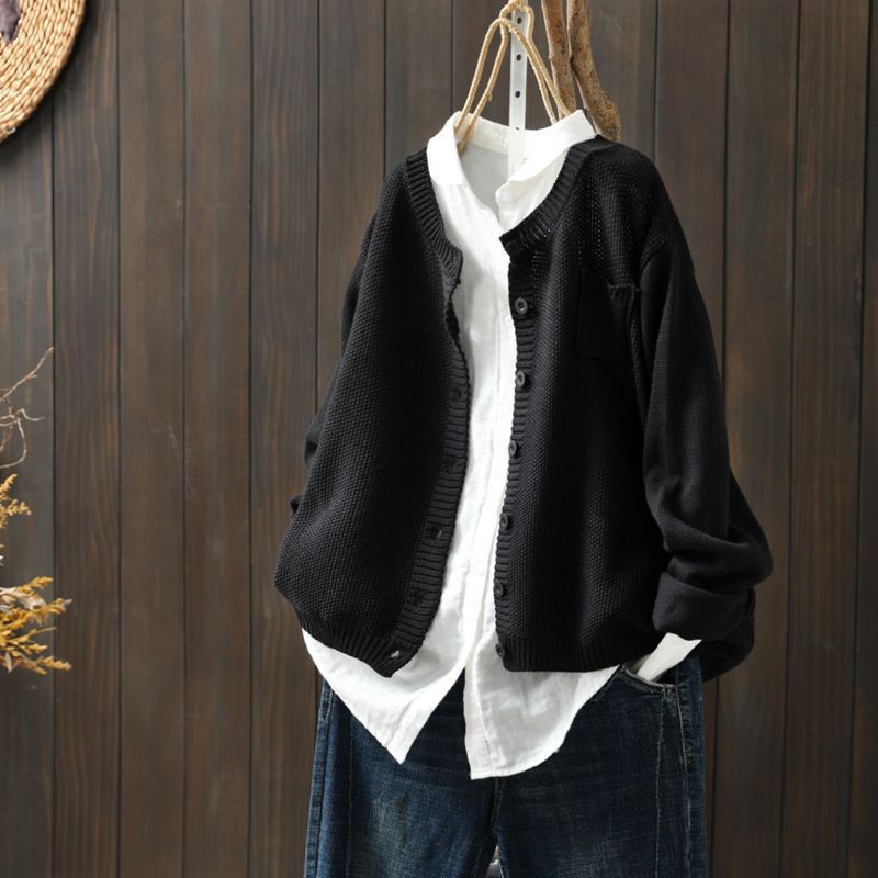 Greta – Bequeme Oversize-Strickjacke Für Damen