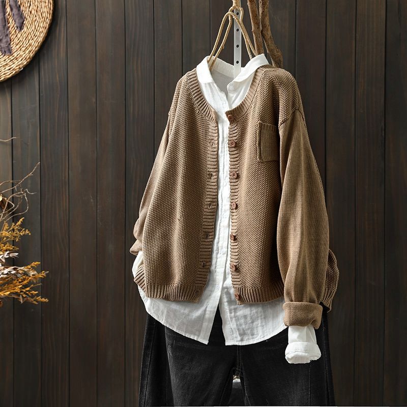 Greta – Bequeme Oversize-Strickjacke Für Damen