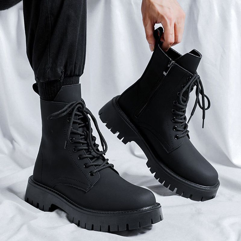 Daylan - Lange Stiefel aus weichem Leder für Herren