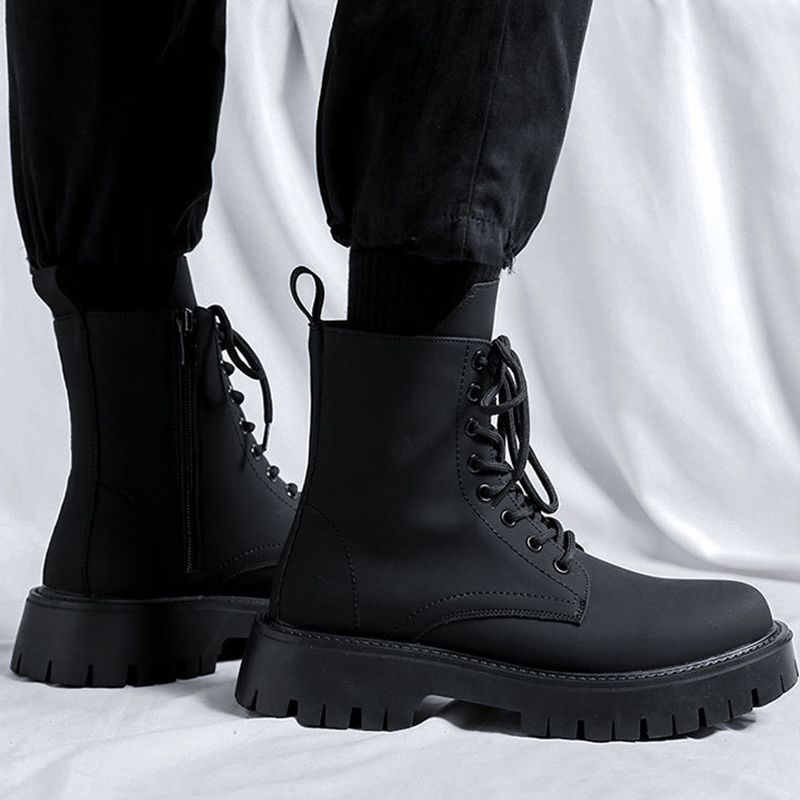 Daylan - Lange Stiefel aus weichem Leder für Herren