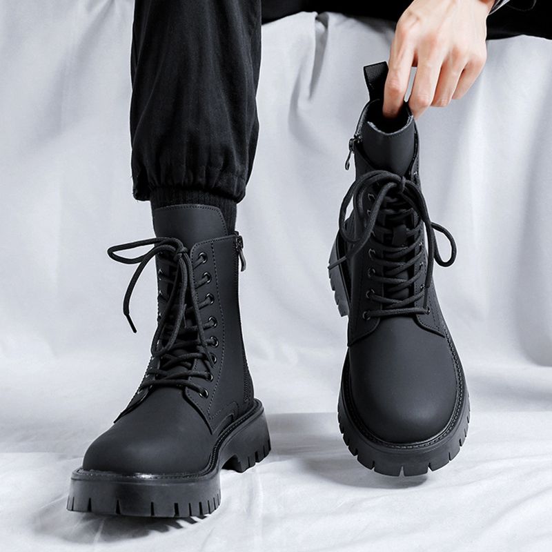 Daylan - Lange Stiefel aus weichem Leder für Herren