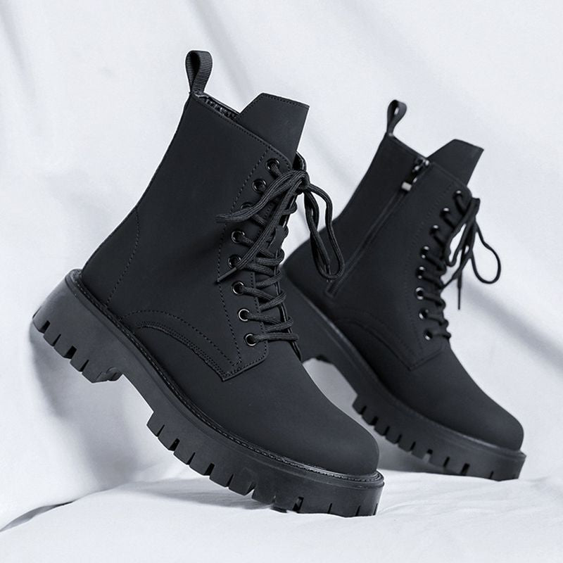 Daylan - Lange Stiefel aus weichem Leder für Herren